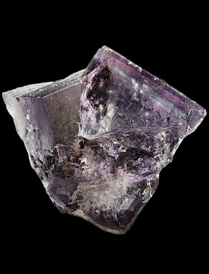 Fluorite Twin, Purple Rain Pocket, Fairy Hole Vein, Lady Annabella Mine, Eastgate, Weardale, Co. Durham, England, UK