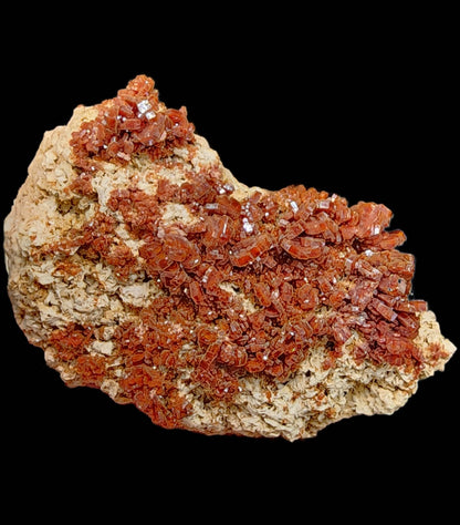 Vanadinite- Mibladen mining district, Midelt Province, Drâa-Tafilalet Region, Morocco, sku 3084