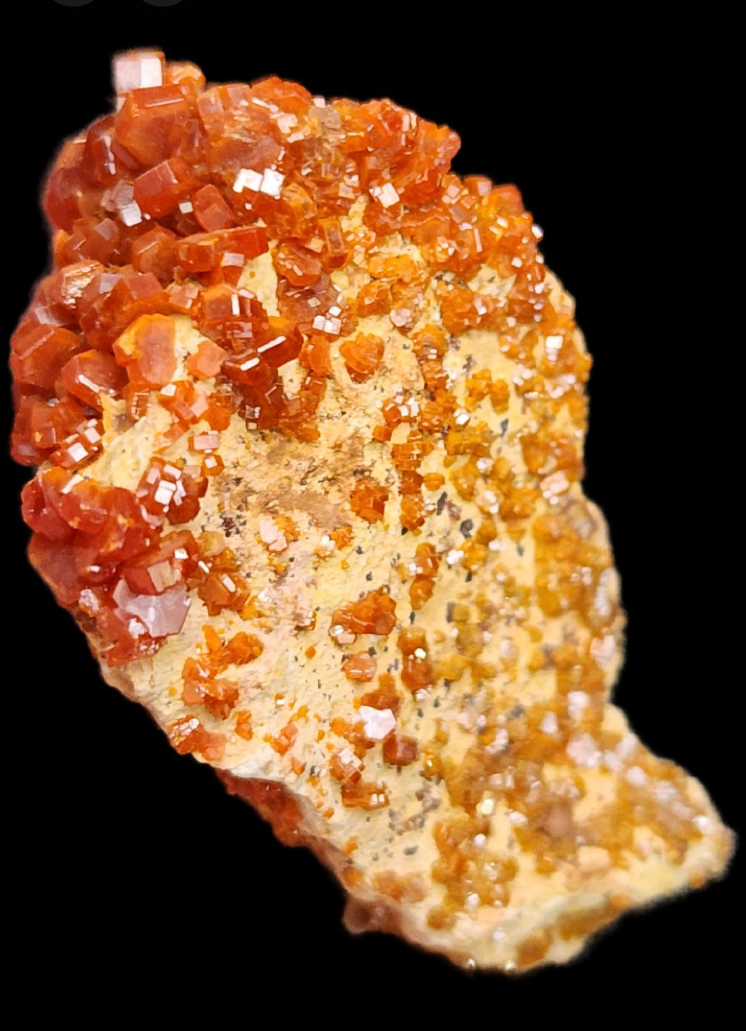 Vanadinite- Mibladen mining district, Midelt Province, Drâa-Tafilalet Region, Morocco, sku 3094