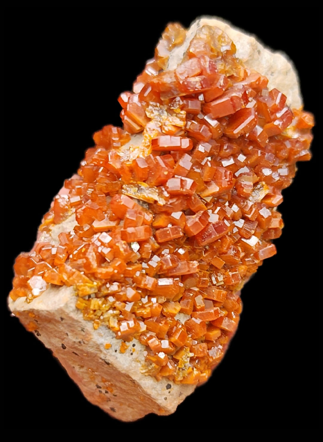 Vanadinite- Mibladen mining district, Midelt Province, Drâa-Tafilalet Region, Morocco, sku 3096