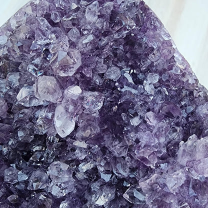 Amethyst Crystal Clusters Cut Base Minas Gerais, Brazil Grade A - - The Crystalary