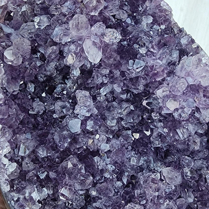 Amethyst Crystal Clusters Cut Base Minas Gerais, Brazil Grade A - - The Crystalary