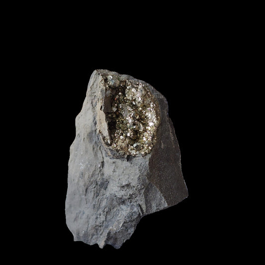 Duff Quarry Pyrite in Silurian dolostone - - The Crystalary