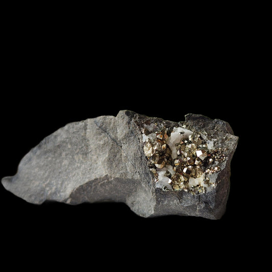 Duff Quarry Pyrite in Silurian dolostone - - The Crystalary