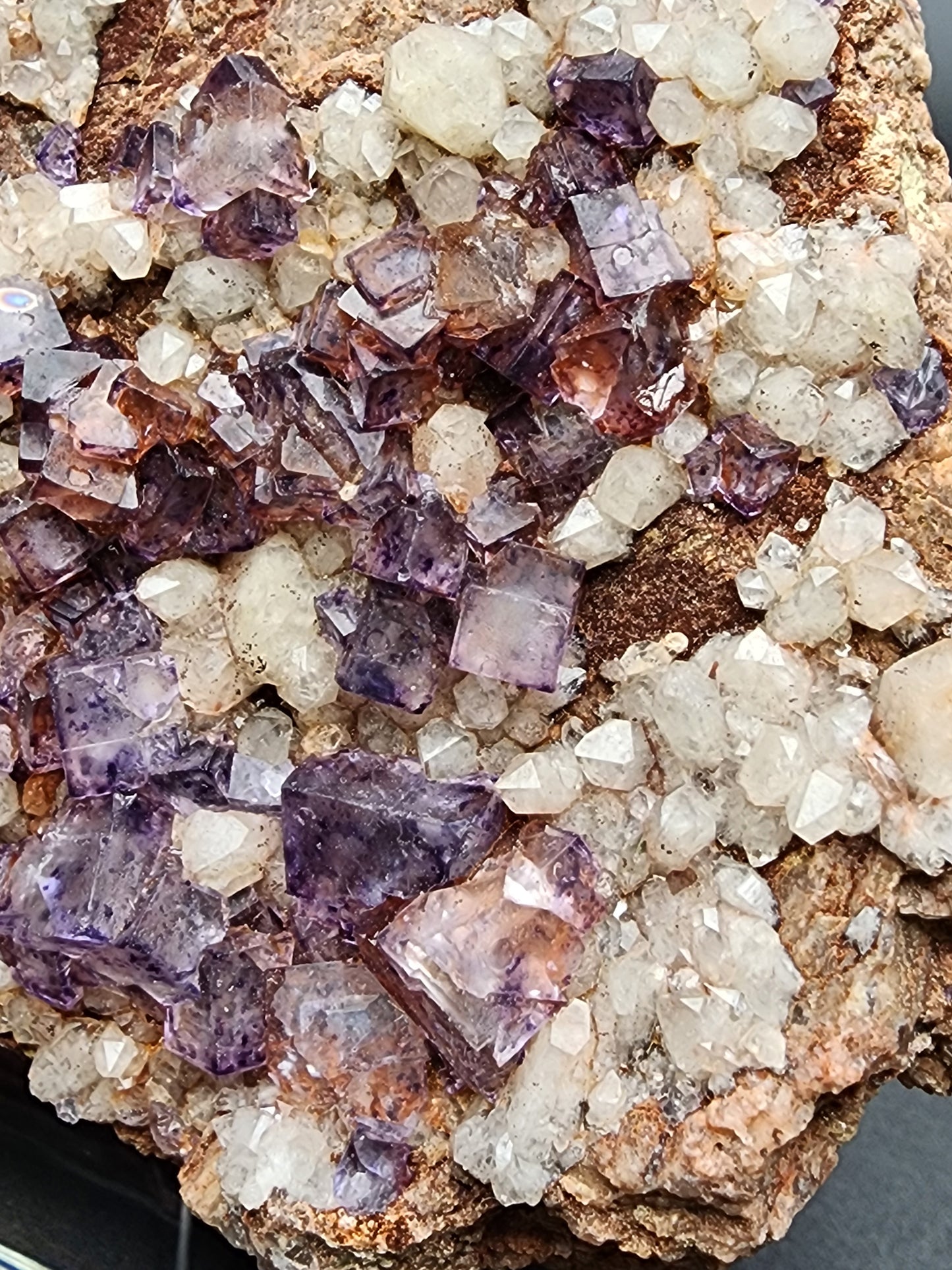 Fluorite Quartz- Nonsense Pocket, Crystal Peak, Park County, Colorado