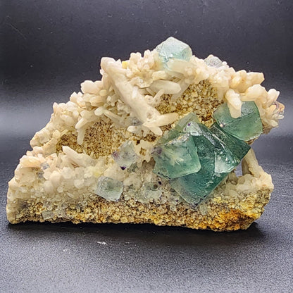 Fluorite/Milky Quartz- Brandberg Area, Dâures Constituency, Erongo Region, Namibia, Africa