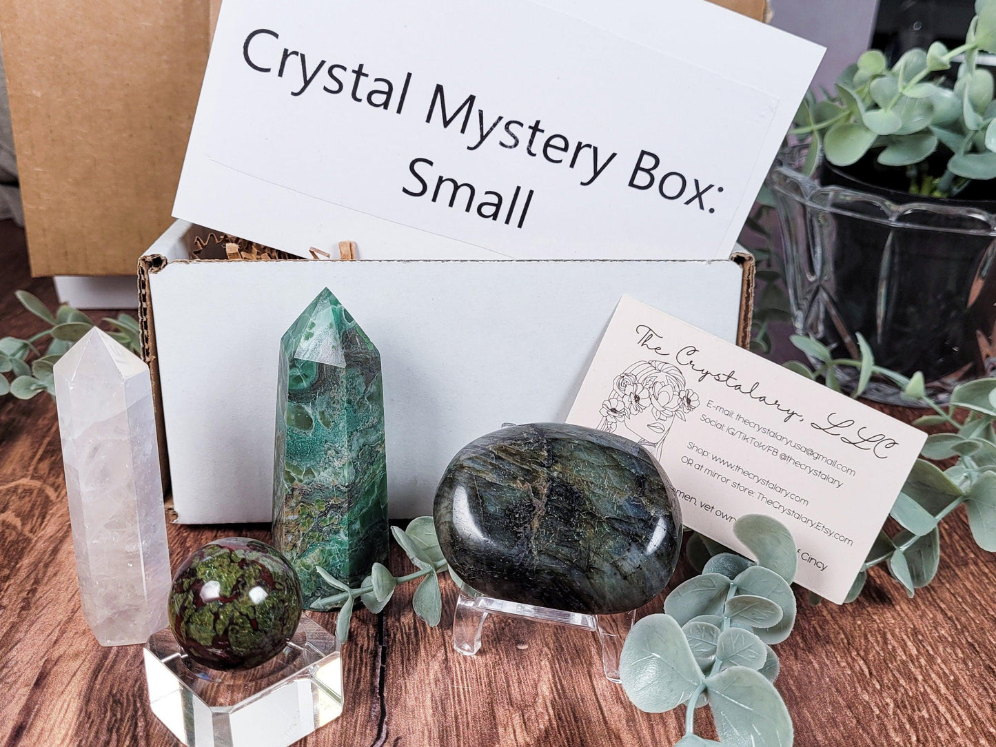 Mystery Crystal Box- Extremely High Quality from small to professionally designed coordinates - - The Crystalary