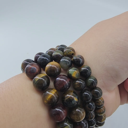 Mixed Tiger Eye Crystal Bracelet