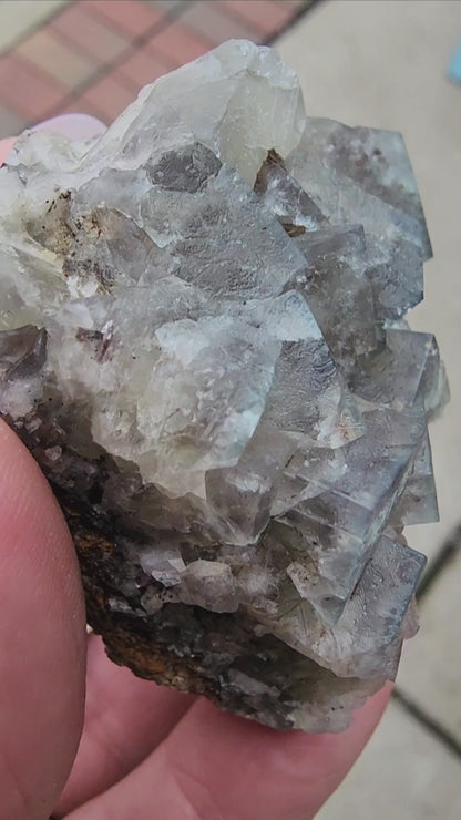 Fluorite,  Green Toad Pocket,  Lady Annabella Mine, Eastgate,  Weardale, Co. Durham, England