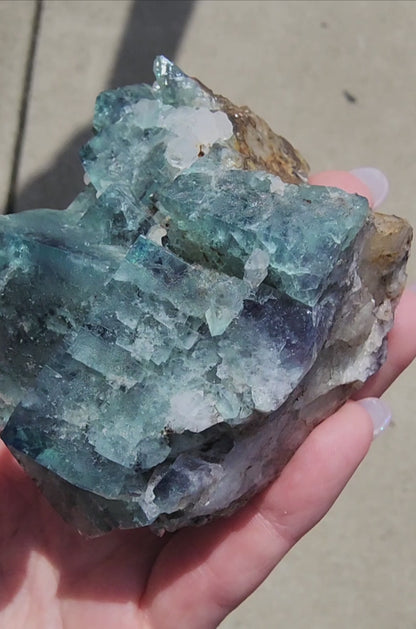 Fluorite- Supernova Pocket, Diana Marie Mine, Weardale, Co. Durham, England