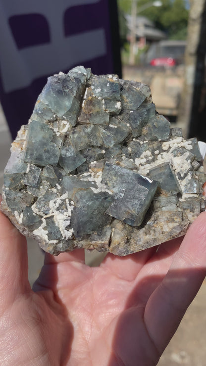 Fluorite- Fairy Holes Pocket, Lady Annabella Mine, Eastgate, Weardale, Co. Durham, England, sku 3021