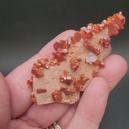 Vanadinite- Mibladen mining district, Midelt Province, Drâa-Tafilalet Region, Morocco, sku 3086