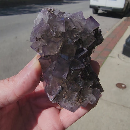 Fluorite, Cromwell's Pocket, Greenlaws Mine, County Durham, England