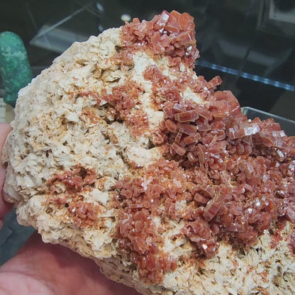 Vanadinite- Mibladen mining district, Midelt Province, Drâa-Tafilalet Region, Morocco, sku 3084