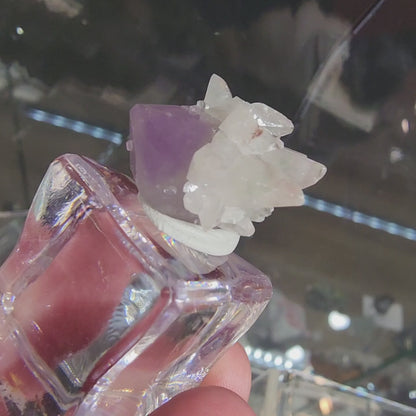 Quartz v. Amethyst, Calcite- Tonglushan Mine, Daye Co., Huangshi Prefecture, Hubei Province, China, sku 3103