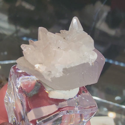 Quartz v. Amethyst, Calcite- Tonglushan Mine, Daye Co., Huangshi Prefecture, Hubei Province, China, sku 3106