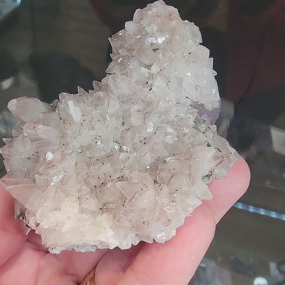 Quartz v. Amethyst, Calcite- Tonglushan Mine, Daye Co., Huangshi Prefecture, Hubei Province, China, sku 3104