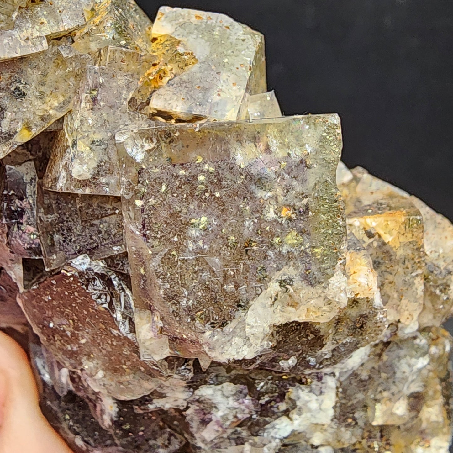 Fluorite and Galena- Barneycraig Mine, Coalcleugh, West Allendale, Northumberland, Unite Kingdom, sku3870