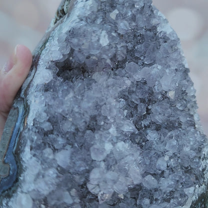 Amethyst Crystal Clusters Cut Base Minas Gerais, Brazil Grade A