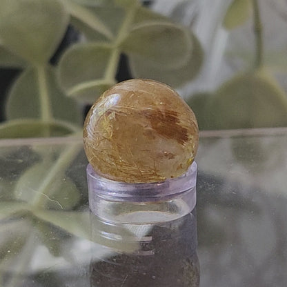 Rutile Quartz mini sphere 16mm